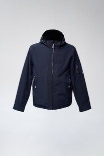 Куртка з капюшоном Black Vinyl модель 21-1821, 46