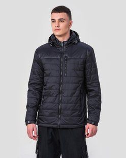 Куртка чоловіча з капюшоном ZPJV модель 098, Чорний, 50