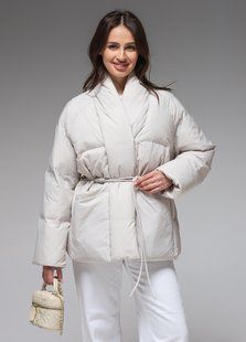 Демісезонна жіноча куртка ультралегка весна-осінь Viva Wear модель 186, Білий, One Size