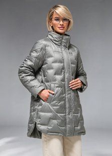 Демісезонна жіноча куртка ультралегка весна-осінь Viva Wear модель 6516, Оливковий, S
