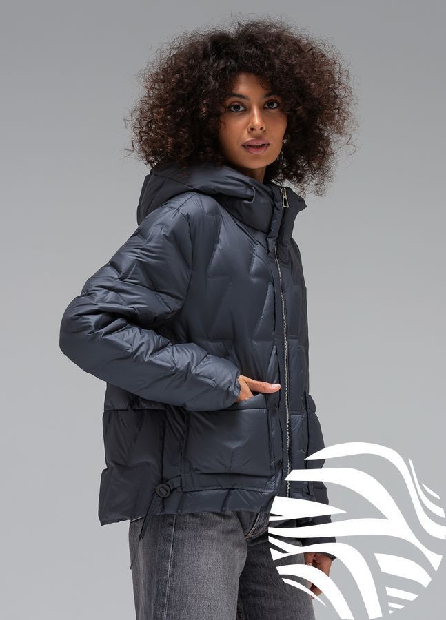 Ультралегка куртка Viva-Wear модель 8898, Графітовий, XL