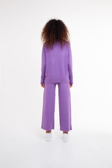 Кашеміровий костюм, Фіолетовий, One Size