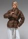 Демісезонна жіноча куртка ультралегка весна-осінь Viva Wear модель 283, Коричневий, XL