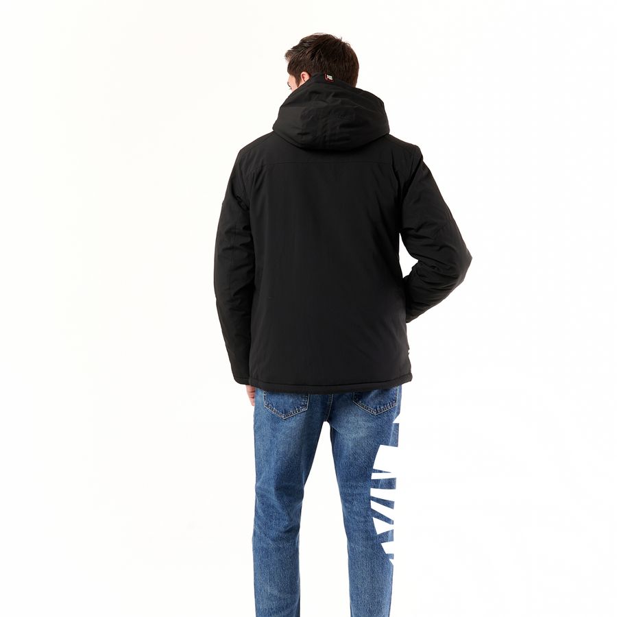 Стильна чоловіча куртка BLACK VINYL модель 21-1865, Чорний, 54