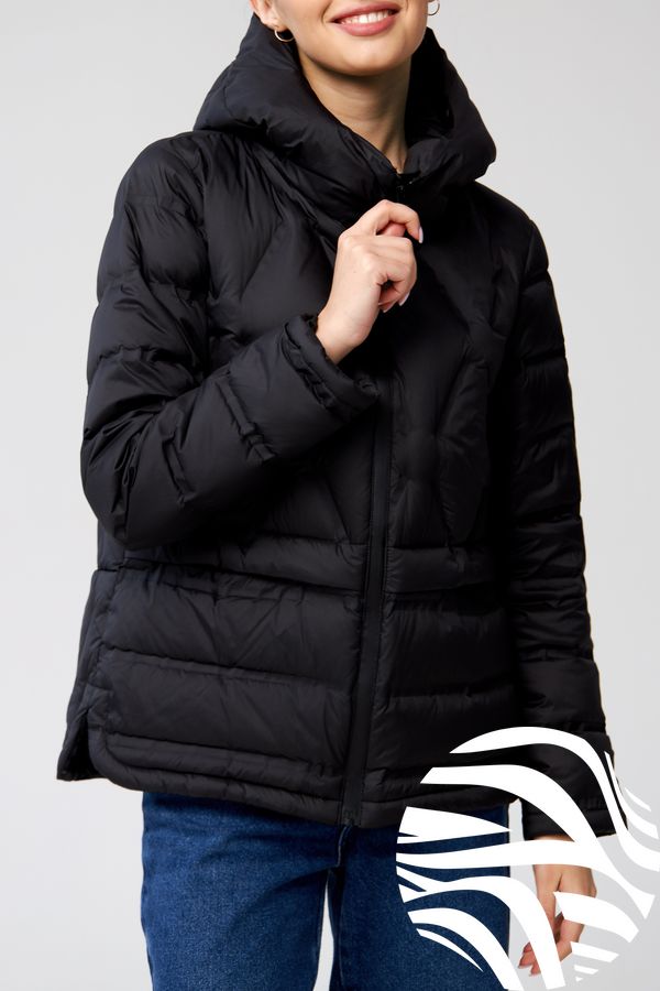 Ультралегка пухова куртка Viva-Wear модель 2301, Чорний, M