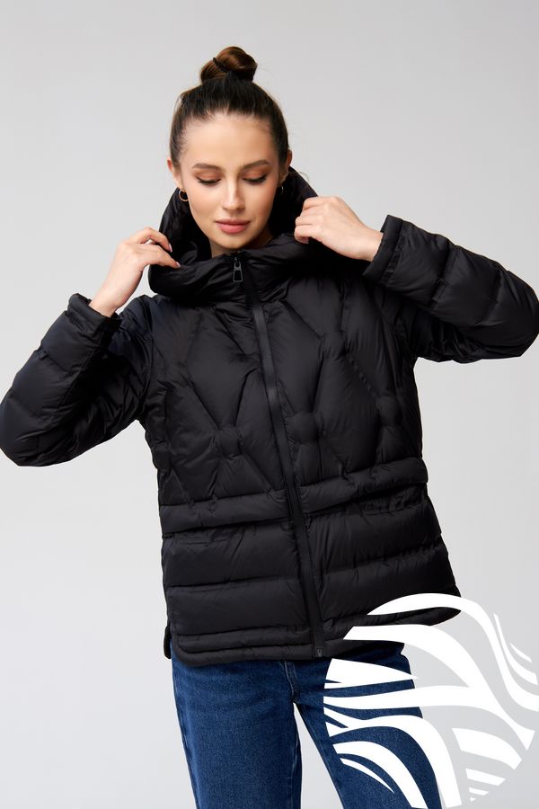Ультралегка пухова куртка Viva-Wear модель 2301, Чорний, M