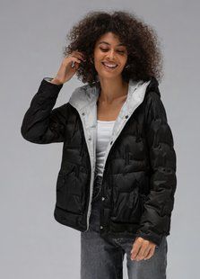 Ультралегка куртка Viva-Wear модель 6570, Чорний, M