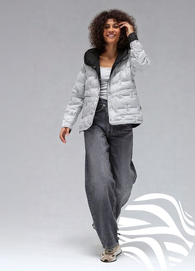 Ультралегка куртка Viva-Wear модель 6570, Чорний, XL