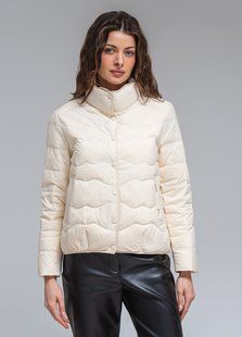 Ультралегка куртка Viva-Wear модель 82403, Молочний, XL