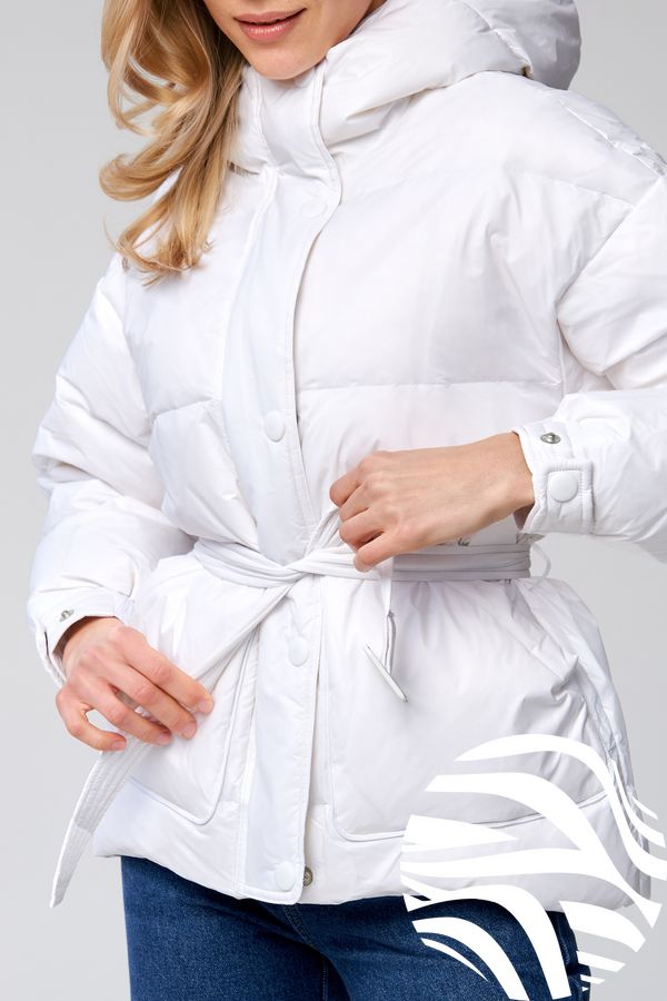 Куртка пухова oversize Viva-Wear модель 2302, Білий, One Size