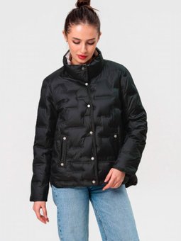 Ультралегка пухова куртка Viva-Wear модель 90316, Чорний, M