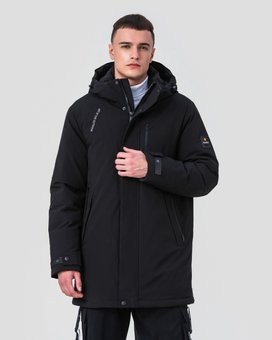 Зимова куртка з капюшоном Malidinu модель 7087, Чорний, 48