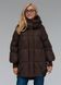 Жіночий зимовий пуховик Viva Wear 3575 — коротка куртка з капюшоном, біопух DuPont Sorona, до –25°C