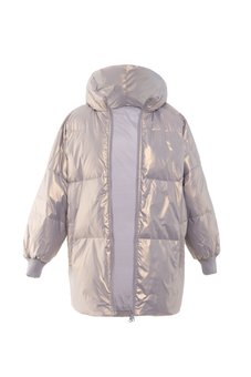 Демісезонна куртка для дівчаток Lewushi модель 08, Металік, 110 см