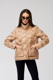 Ультралегка пухова куртка Viva модель 888, Бежевий, XL