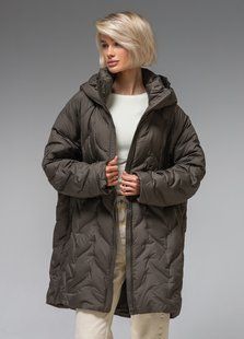 Демісезонна жіноча куртка ультралегка весна-осінь Viva Wear модель 6579, Хакі, M