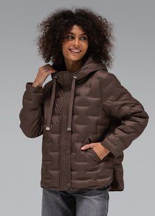 Ультралегка куртка Viva-Wear модель 6518, Шоколад, 3XL