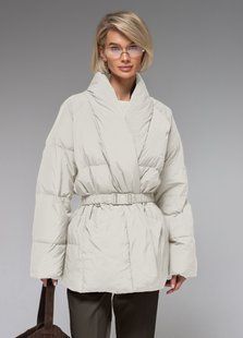 Демісезонна жіноча куртка ультралегка весна-осінь Viva Wear модель 8866, Білий, One Size