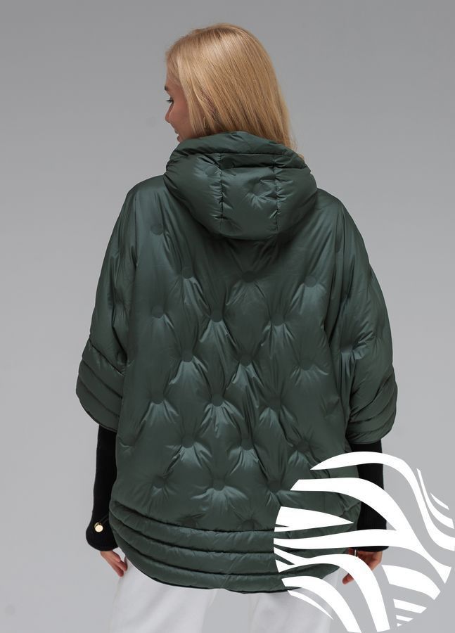 Ультралегка куртка Viva-Wear модель 6560, Смарагдовий, 2XL